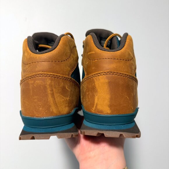 Danner Jag Womens Hiking Boots Sz 9 Distressed Brown Deep Teal Lace Up Mid Top - Picture 7 of 9